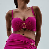 PrimaDonna Uvita Maxi Skirt in Deep Magenta