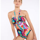 Red Point Romina Halter-neck Swimsuit
