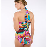 Red Point Romina Halter-neck Swimsuit